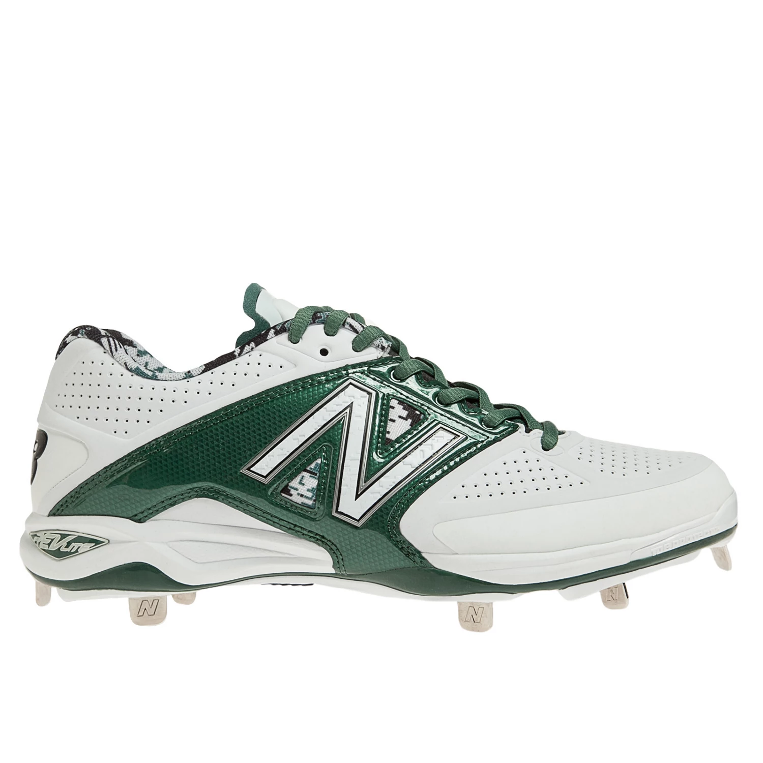 green and white new balance cleats