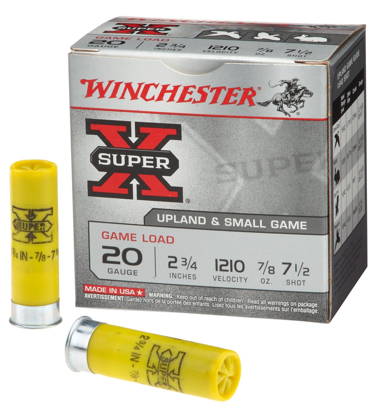 Winchester Super-X® 20 Gauge Game Load Shotshells