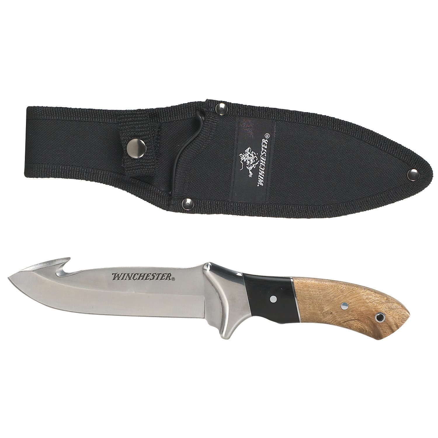 Winchester Burl Wood Fixed Hunting Knife thumbnail
