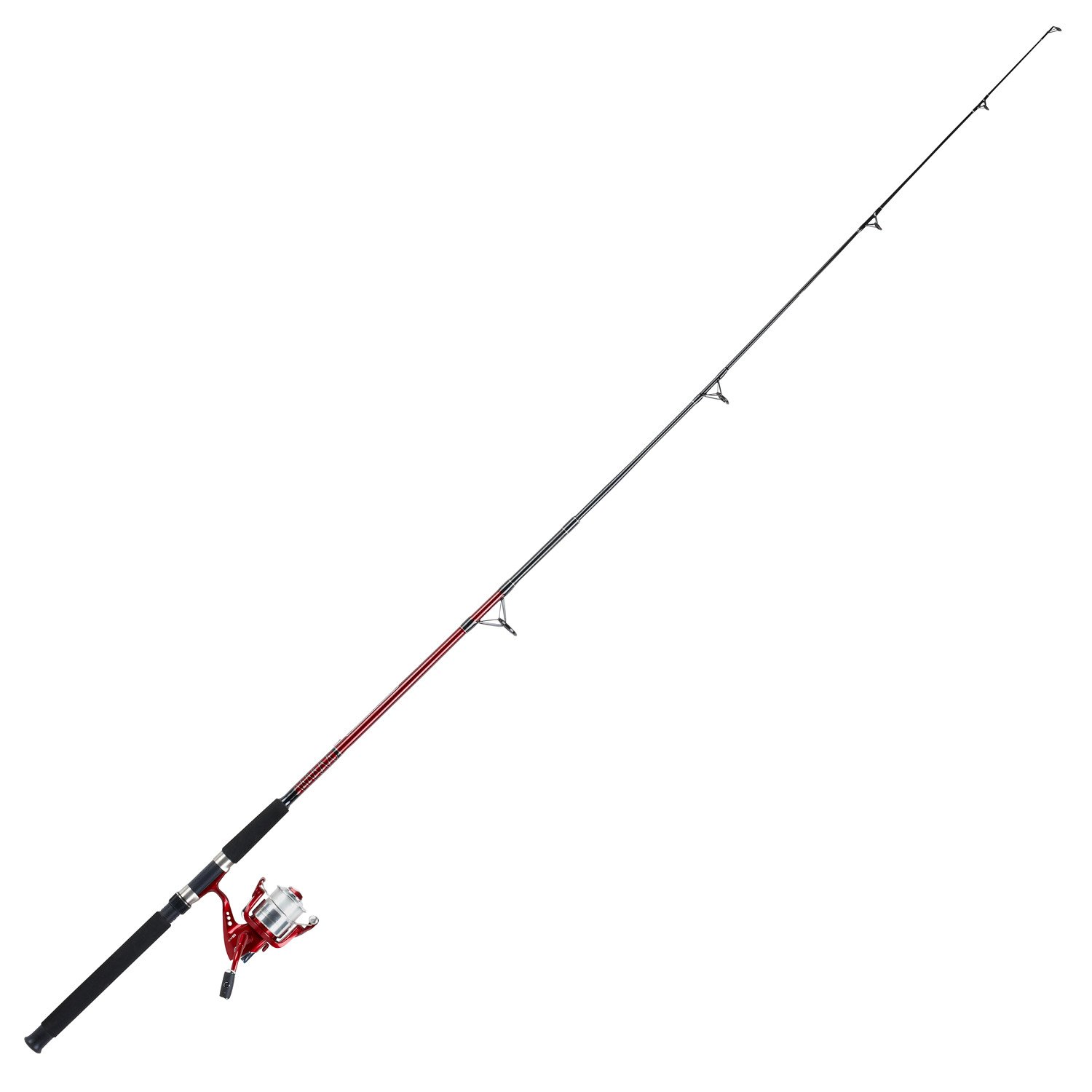 Pinnacle Red Metal 7' Saltwater Bigwater Spinning Rod and Reel Combo