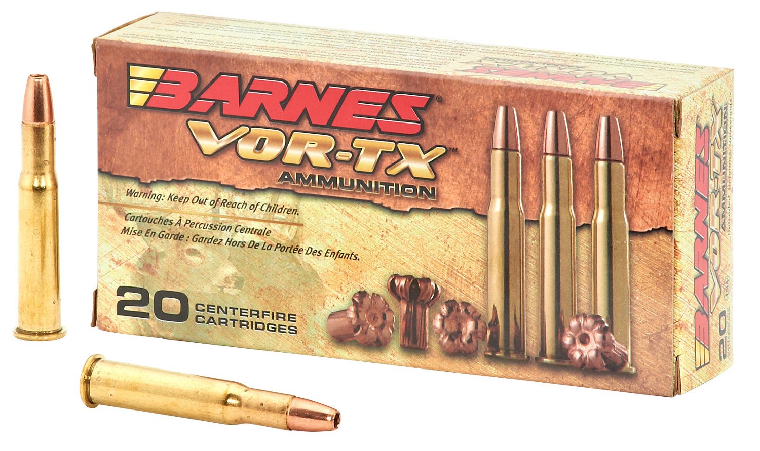 BARNES® VOR-TX™ .30-30 Win 150-Grain Centerfire Rifle Ammunition