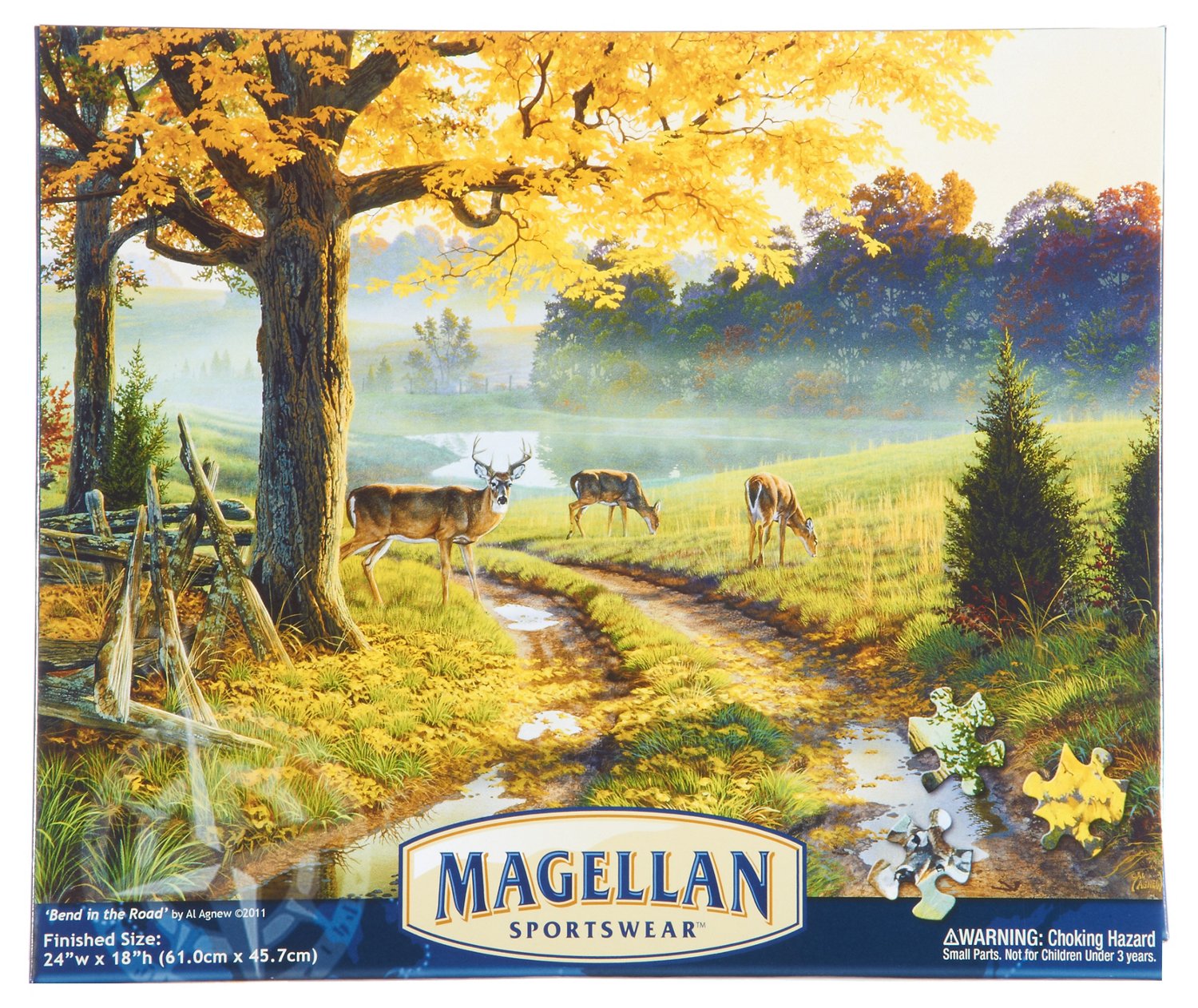 Magellan Outdoors Bend in the Road 550-Piece Jigsaw Puzzle