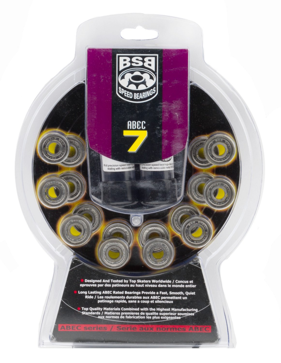 BSB ABEC 7 Skate Bearings 16-Pack thumbnail