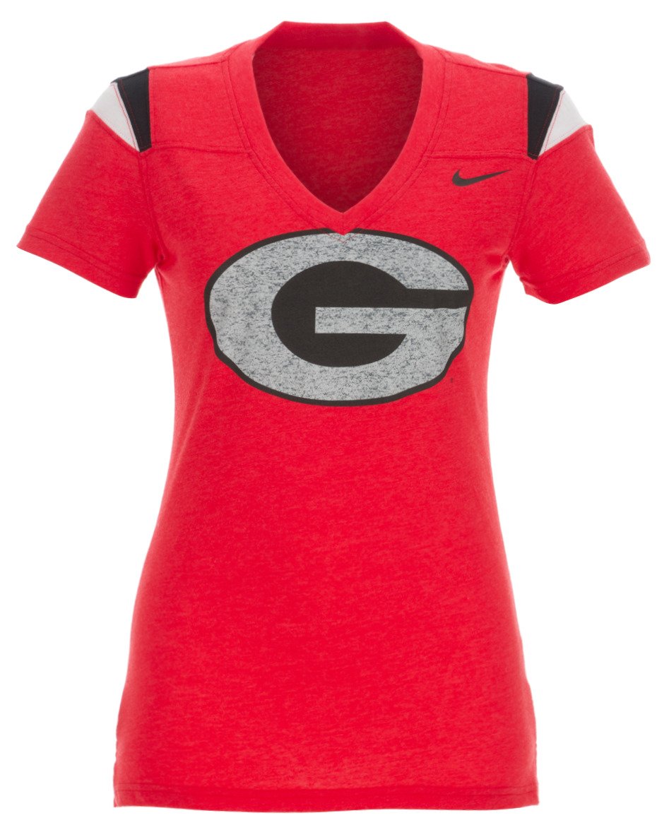 Nike Women's University of Georgia Football Replica T-shirt