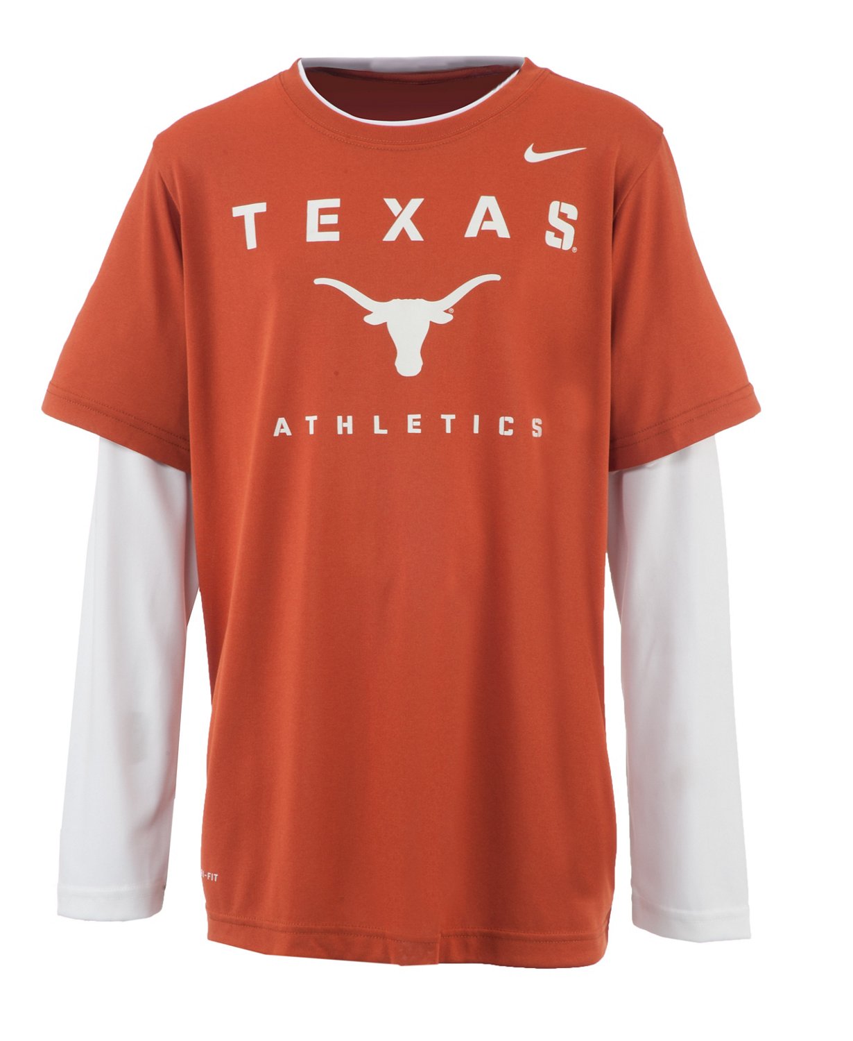 Nike Boys' University of Texas 2-fer Dri-FIT T-shirt