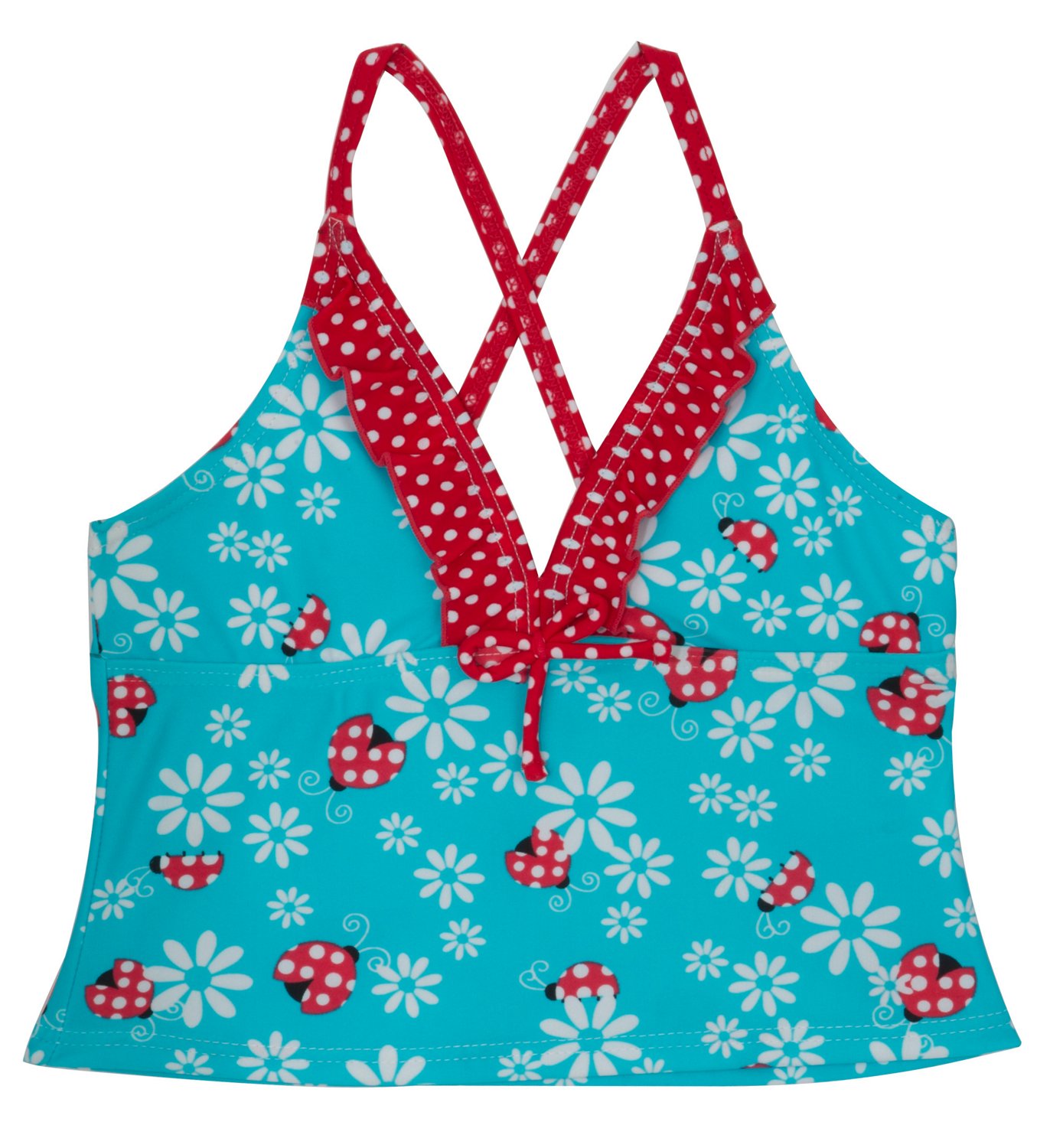O'rageous® Girls' Spring Time Tankini and Skirtini Set