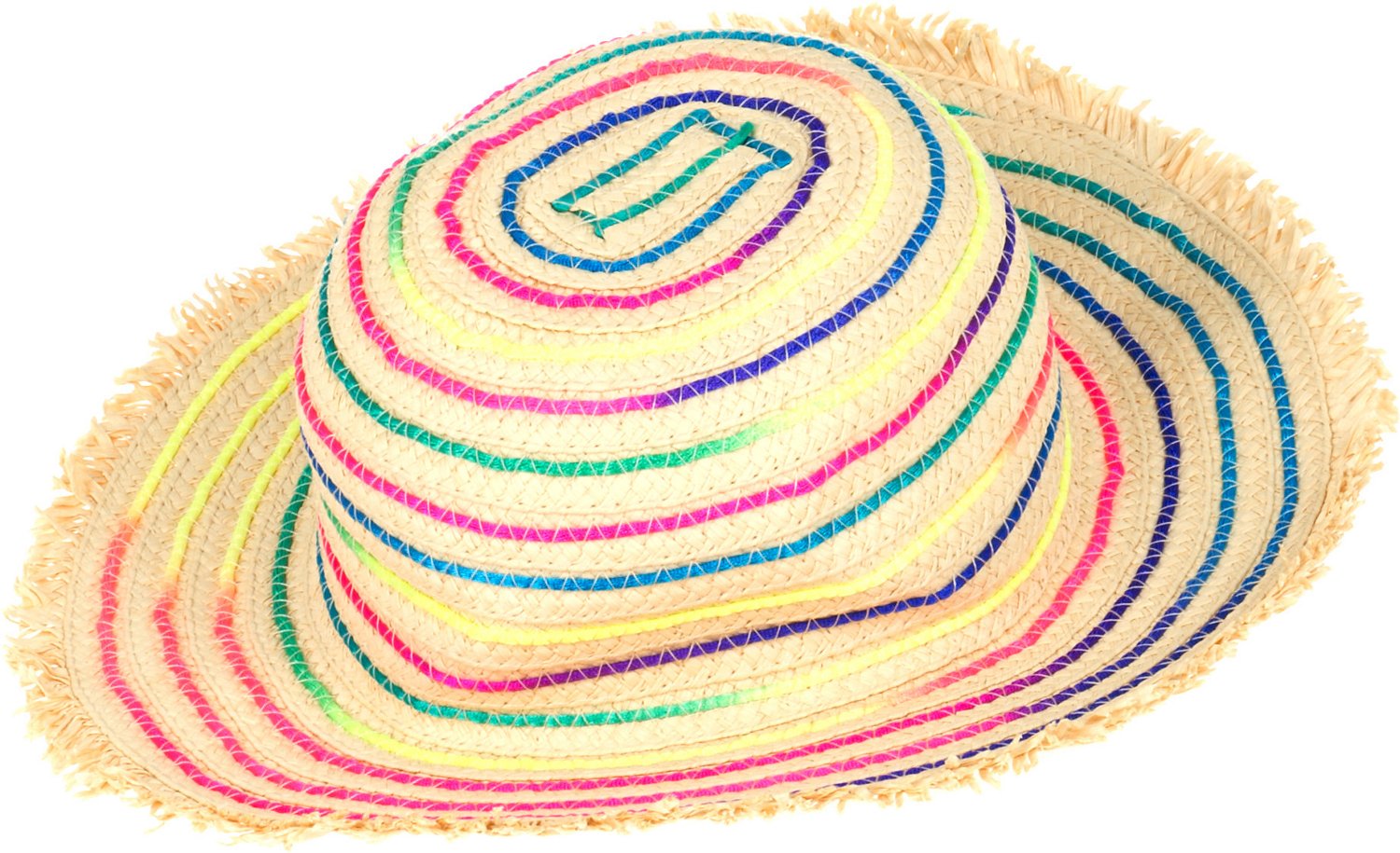 O'rageous Girls' Neon Fringe Sun Hat