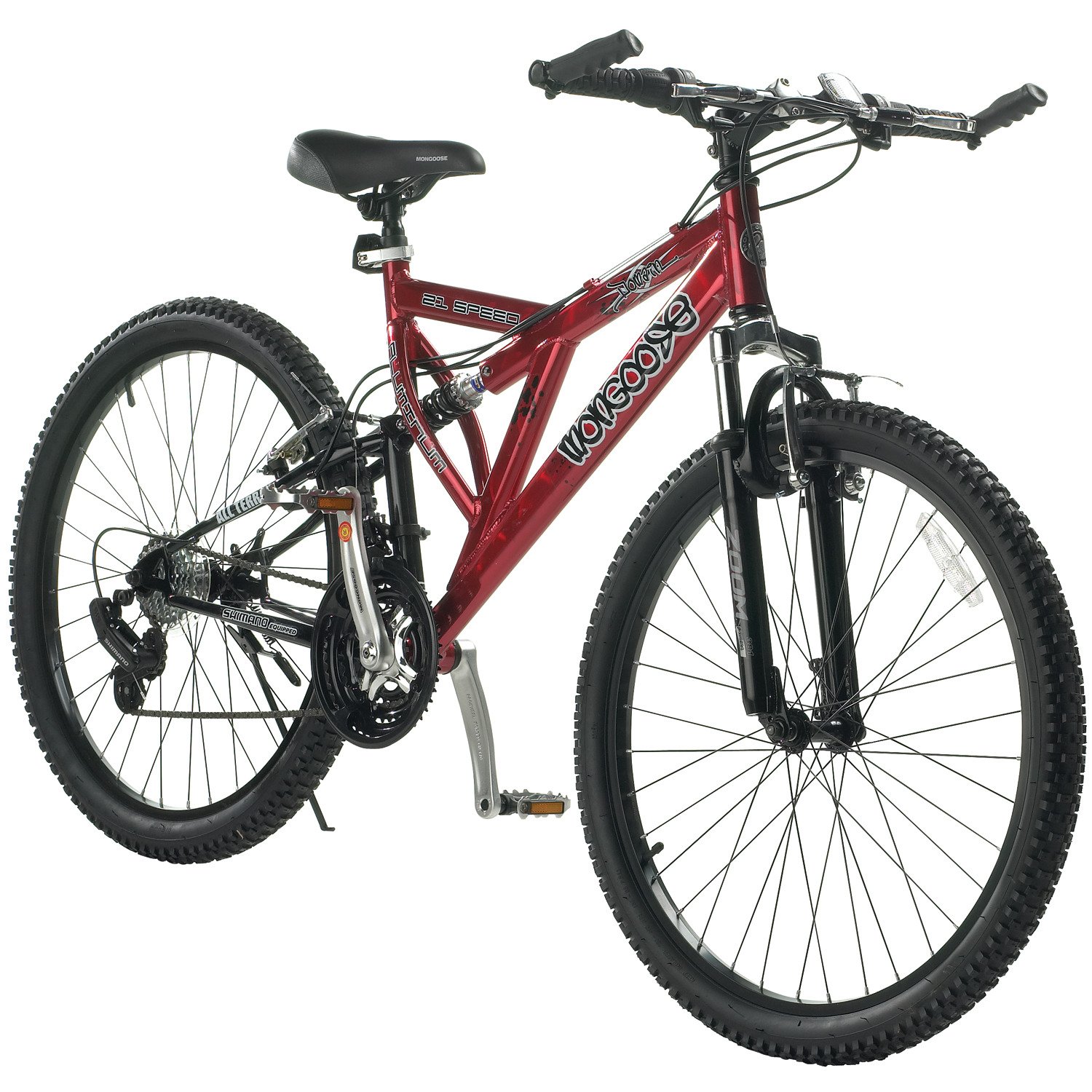 Mongoose® Men's Domain 26" 21-Speed Dual-Suspension Bicycle