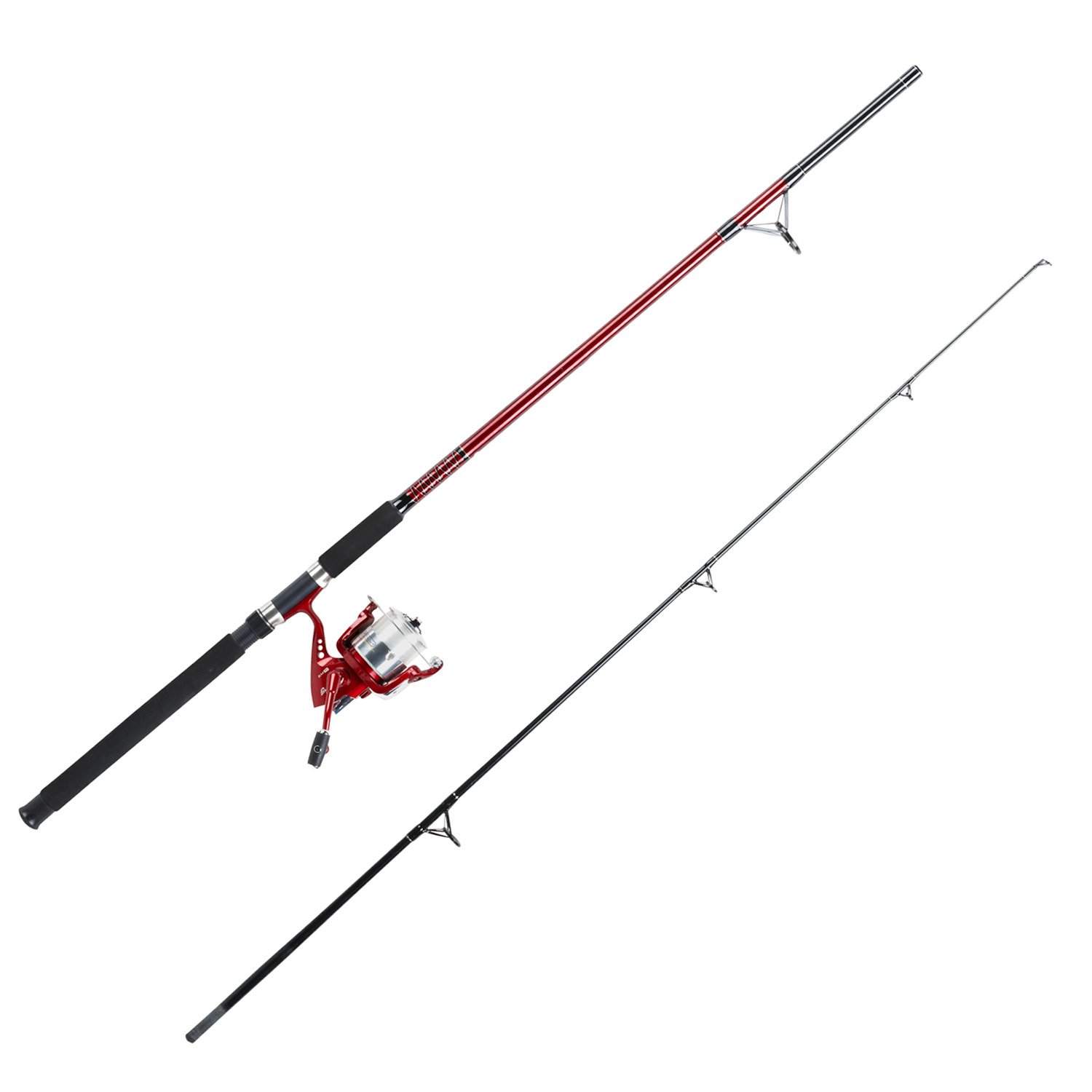 Pinnacle Red Metal 9' Saltwater Bigwater Spinning Rod and Reel Combo