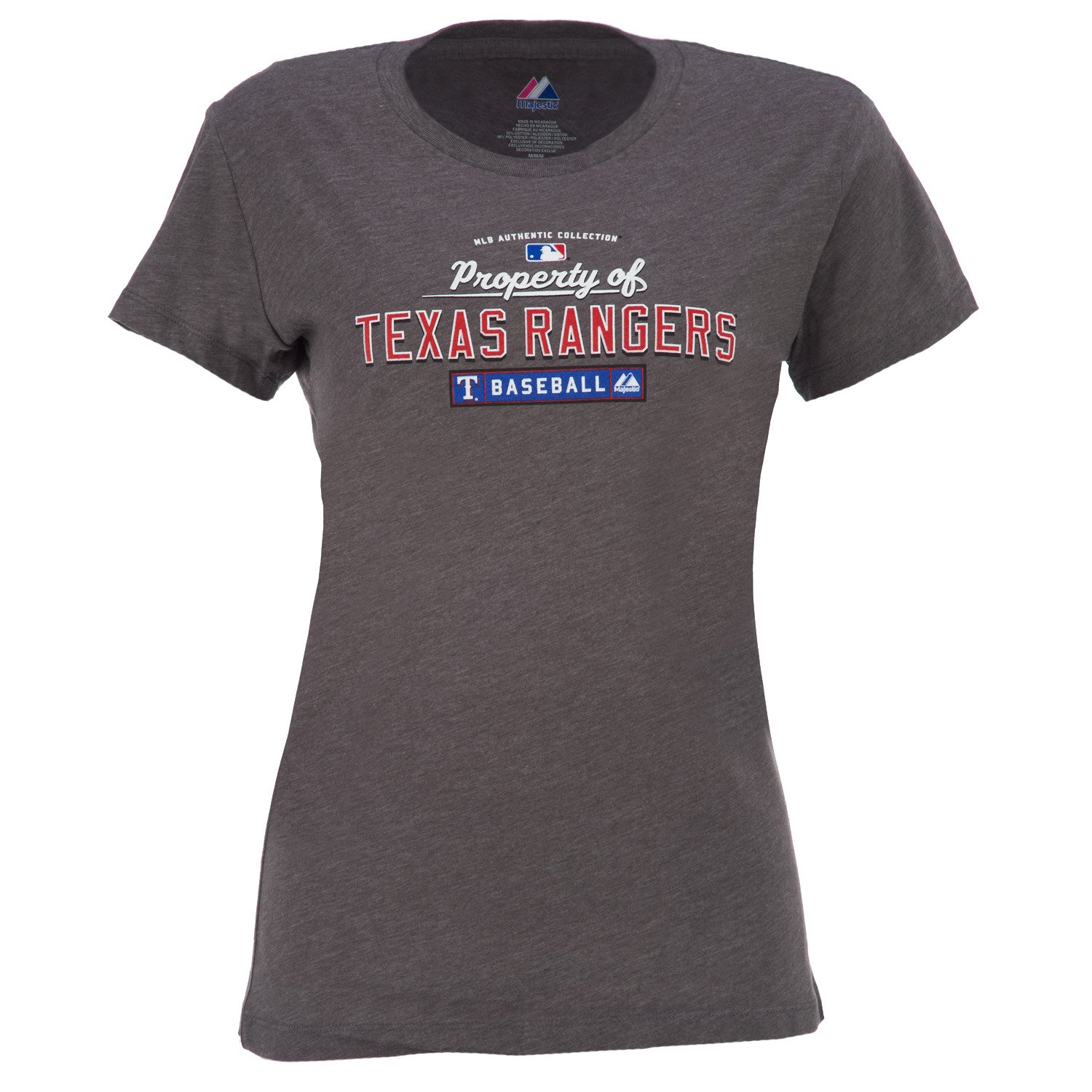 Majestic Women's AC Property of the Texas Rangers T-shirt thumbnail