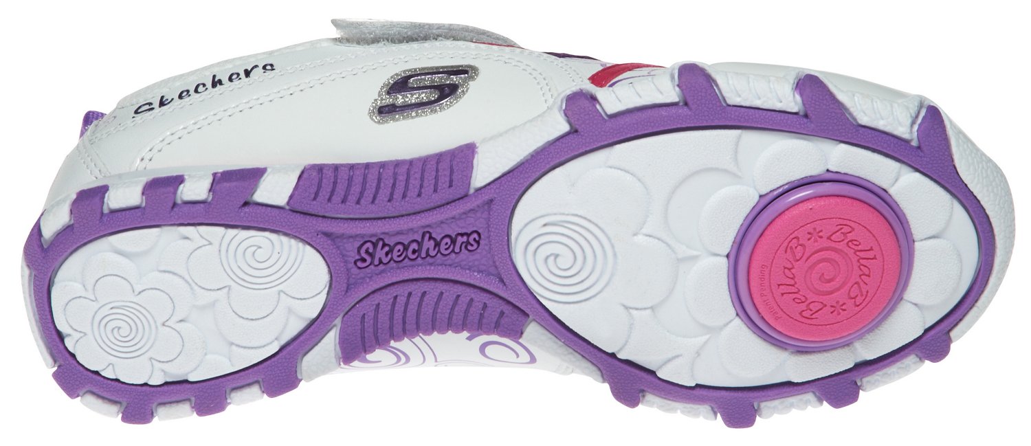 SKECHERS Girls' Bella Ballerina Prima Princess Bungee Sneakers thumbnail