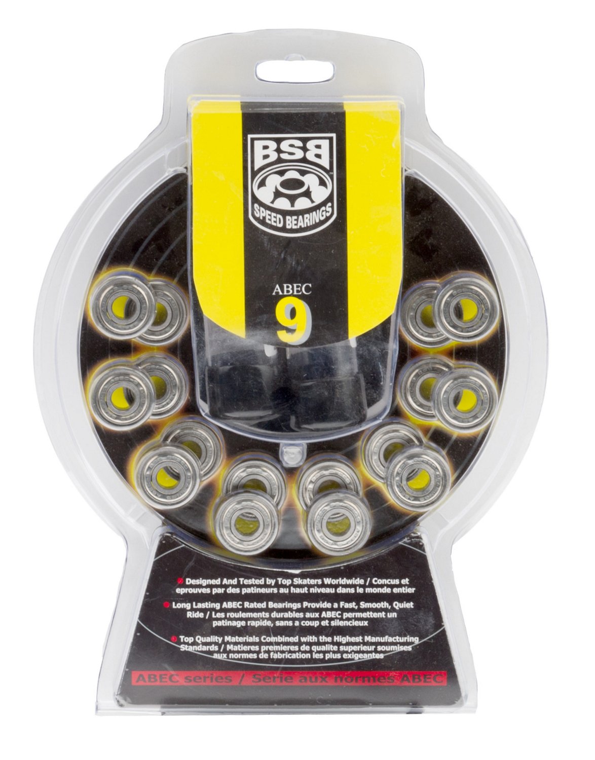 BSB ABEC 9 Skate Bearings 16-Pack