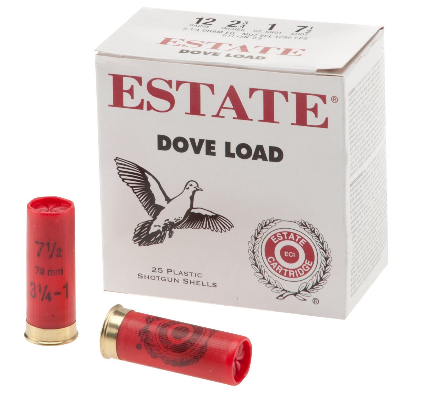 Estate Cartridge Dove Load 12 Gauge Shotshells