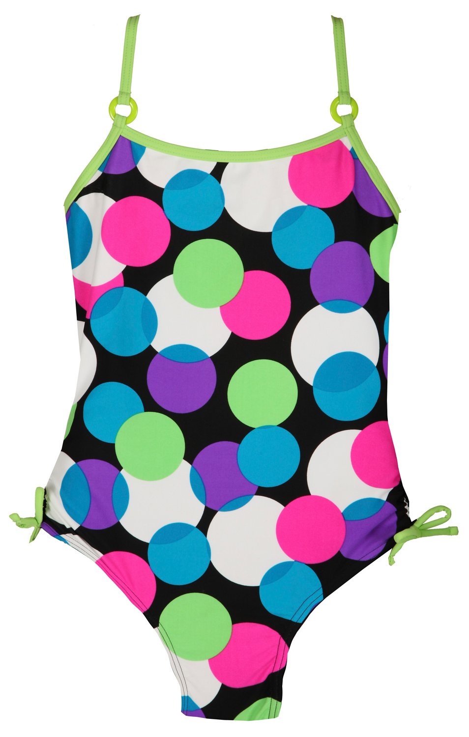 O'rageous® Girls' Good N Plenty X-back Shirred Side Swimsuit
