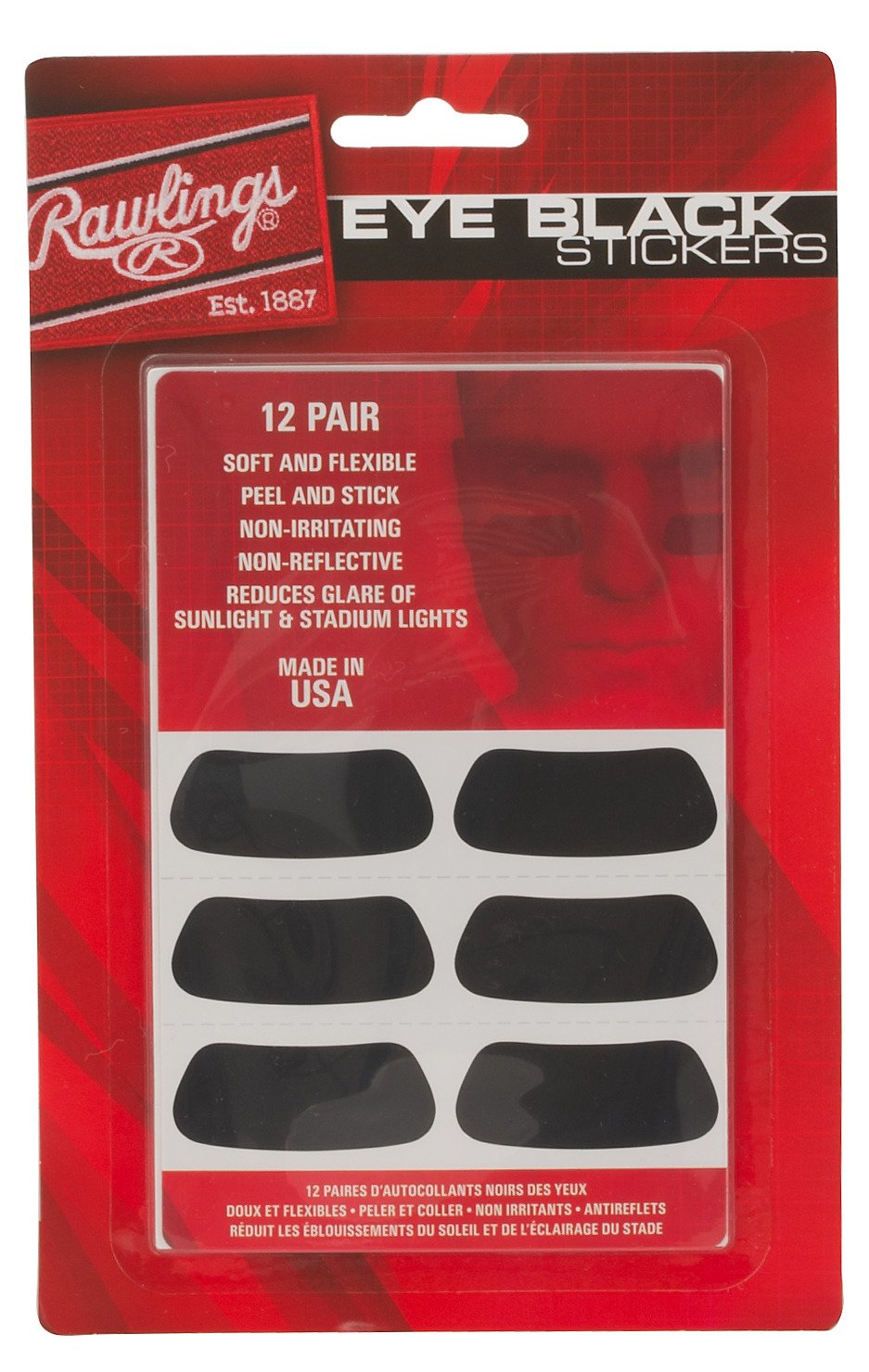 Rawlings® Eye Black Stickers 12-Pack thumbnail