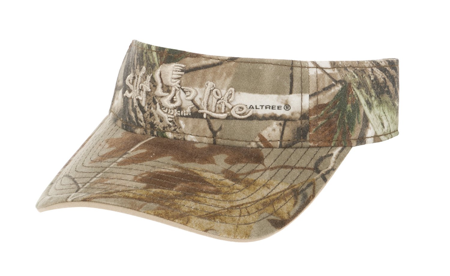 Salt Life Men's Skull Logo Camo Visor