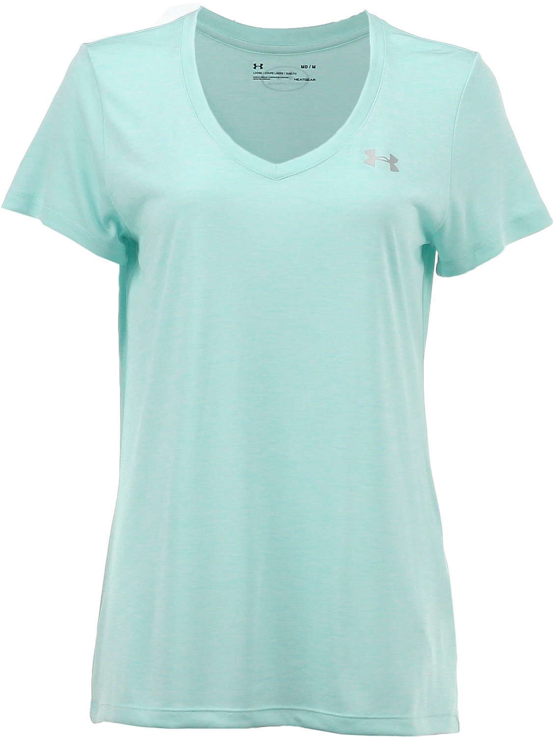 Under Armour Women's Twisted Tech Vneck Tshirt Academy