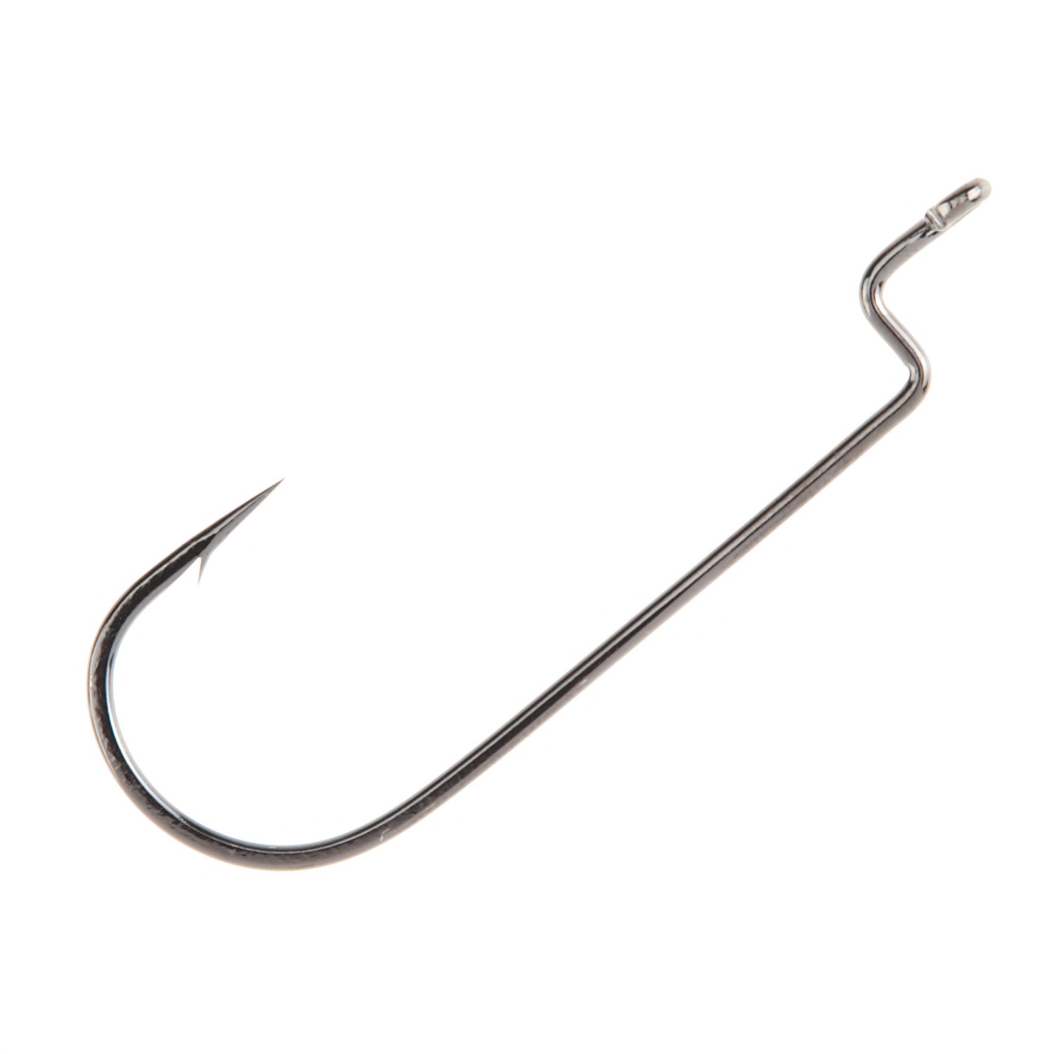 H2O XPRESS™ Round-Bend Offset Single Worm Hooks 25-Pack