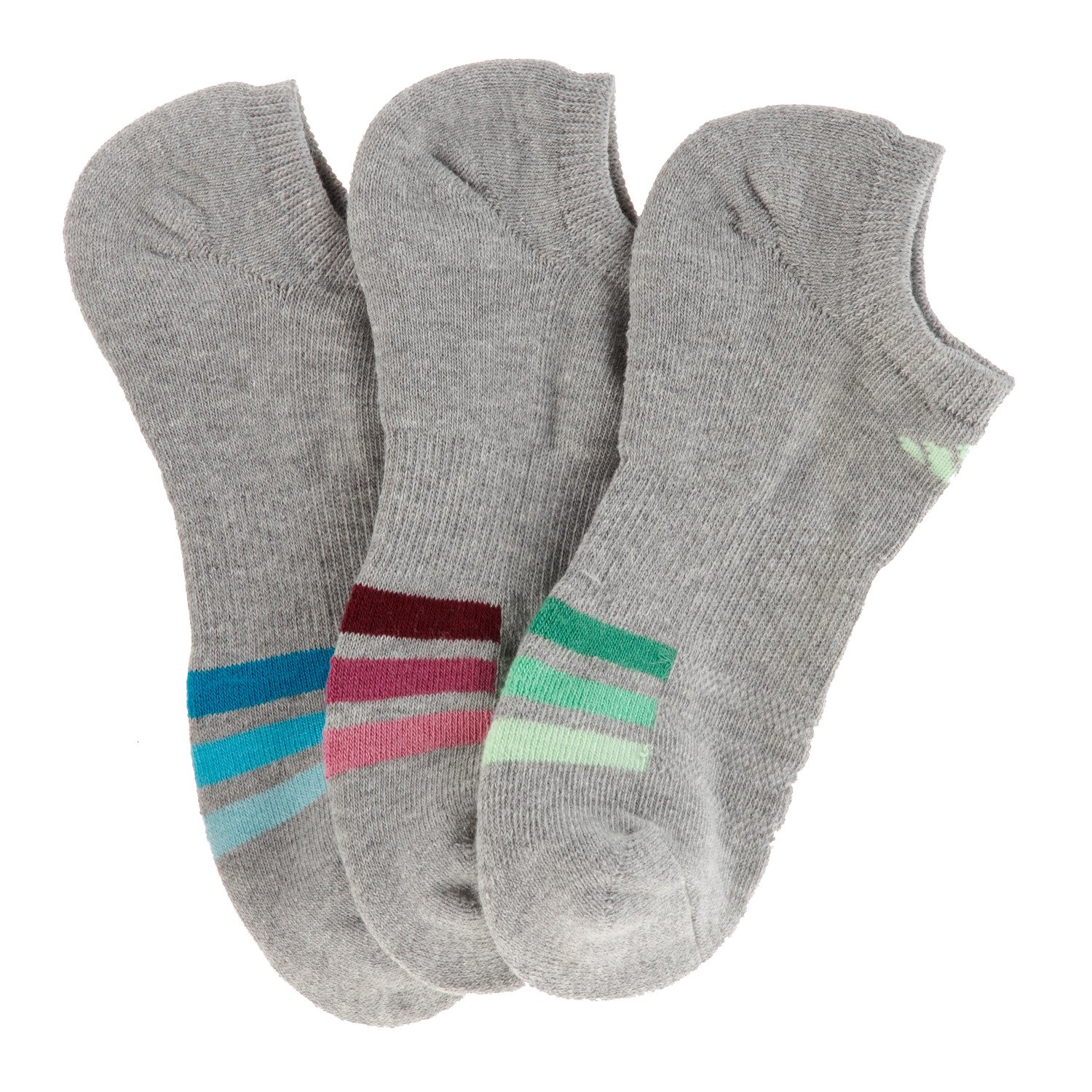 adidas Women's Cushioned Variegated No Show Socks 3-Pack thumbnail