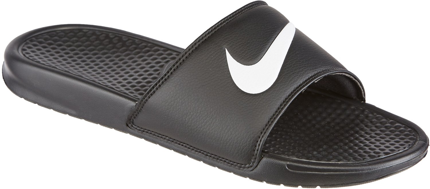 Nike Men's Benassi Swoosh Sports Slides thumbnail