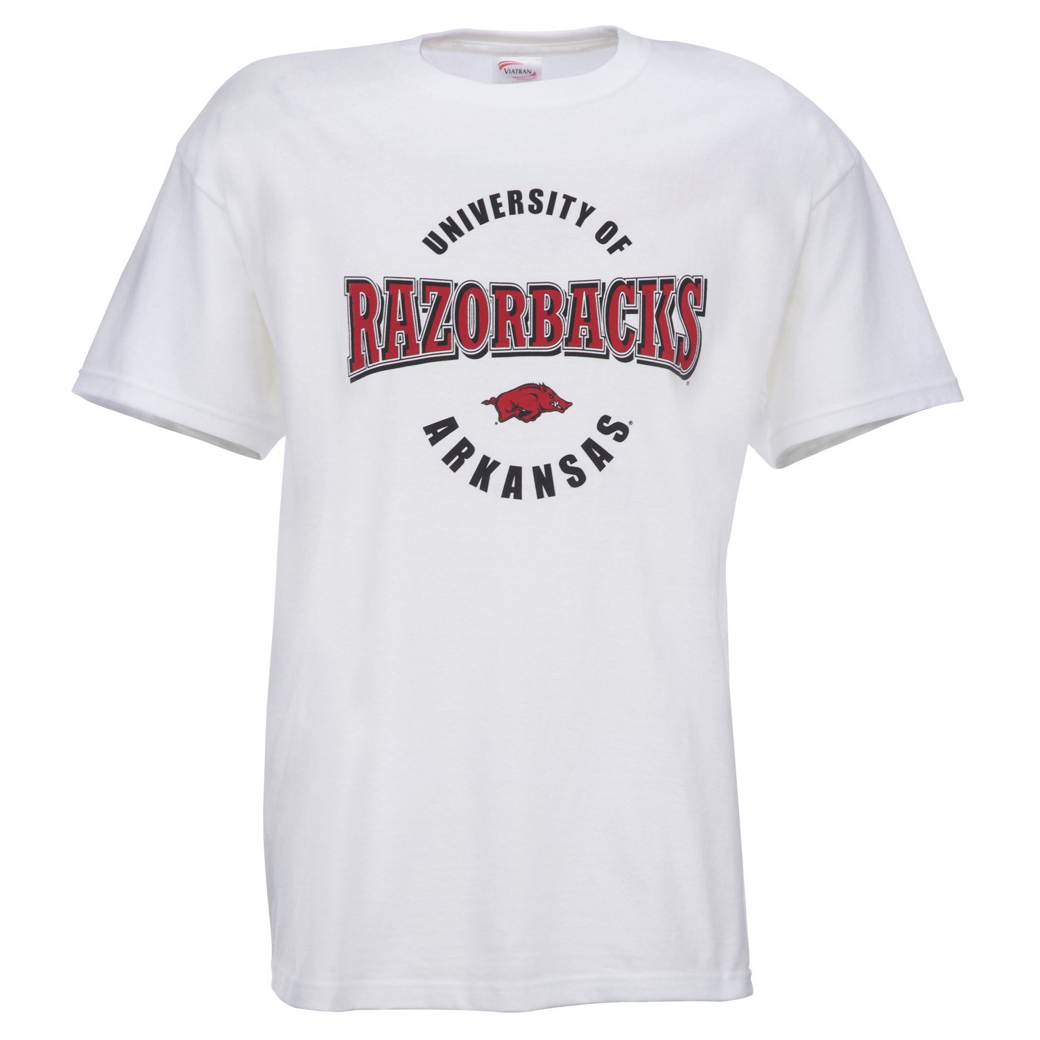 Viatran Adults' Offset University of Arkansas T-shirt thumbnail