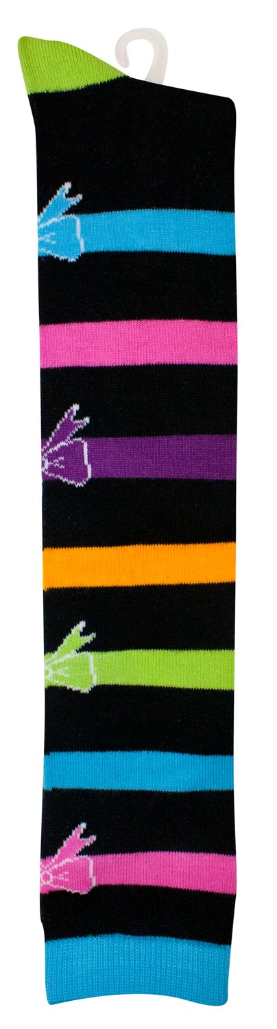 La de Da Women's Multicolored Knee-High Socks