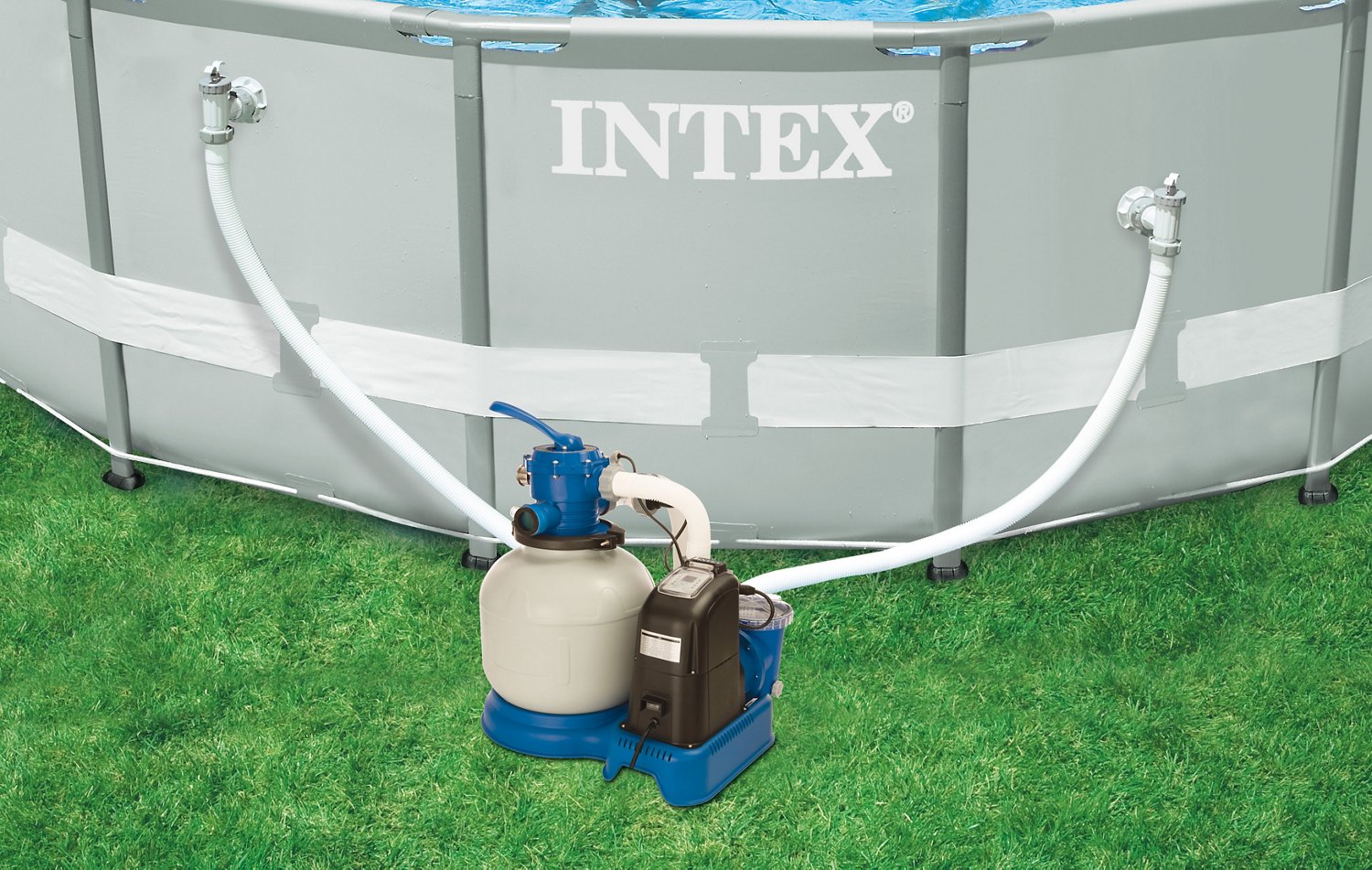 INTEX® Krystal Clear Sand Filter Pump and Saltwater System thumbnail