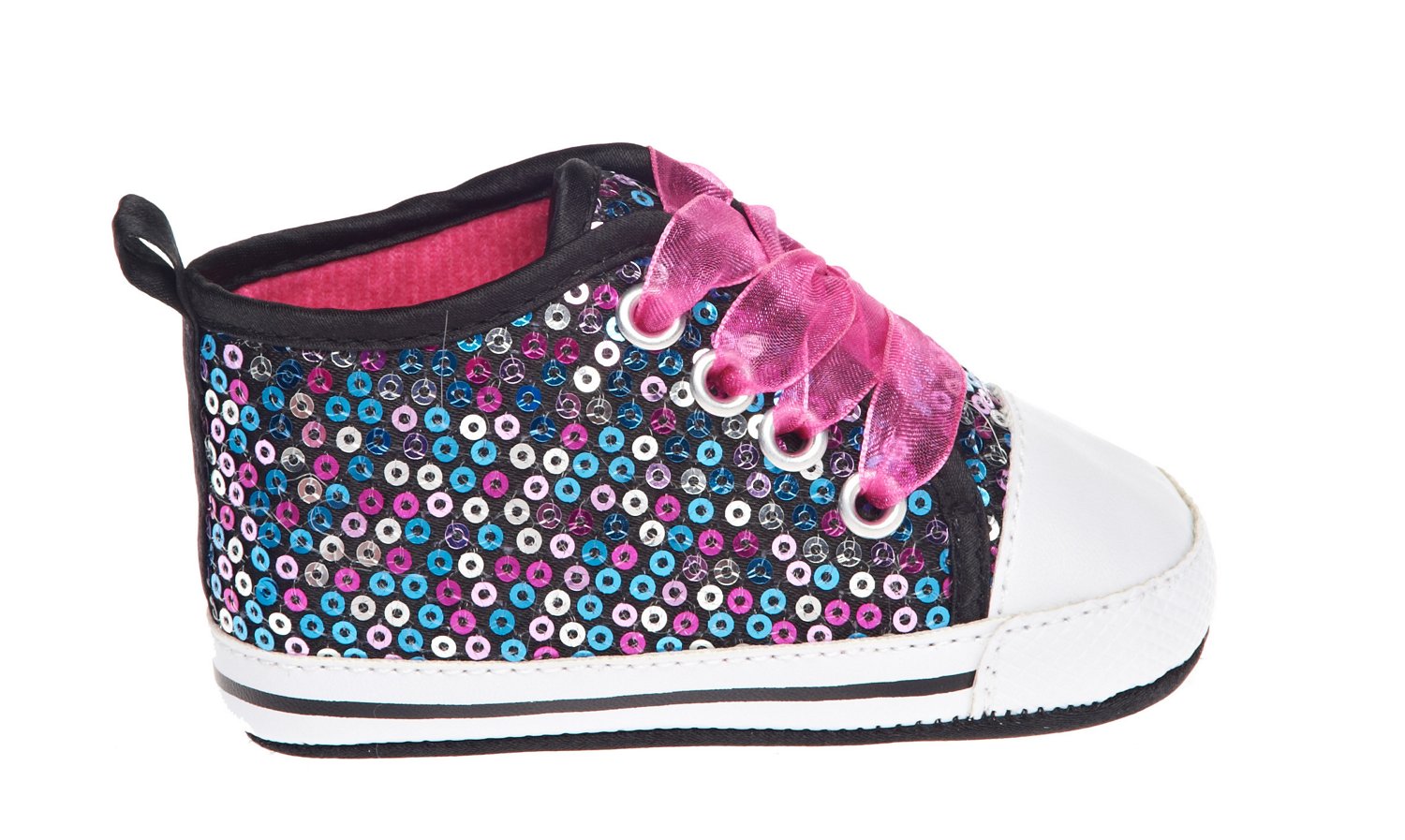 Rising Star Infant Sequin Hi-Top Shoes