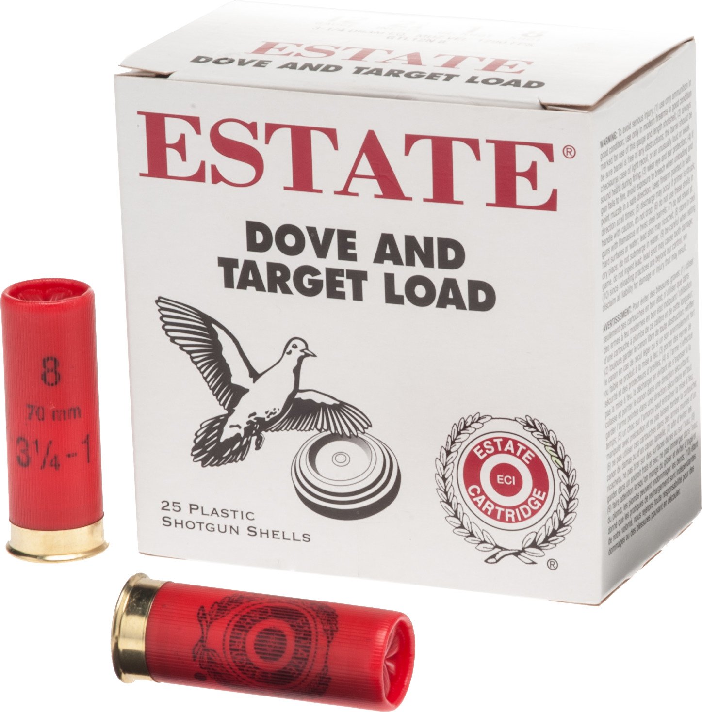 Estate Cartridge Dove Load 12 Gauge Shotshells