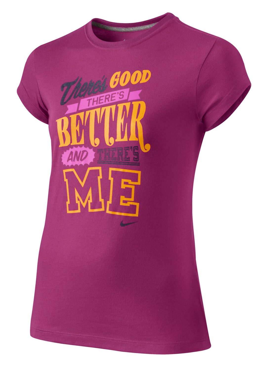 Nike Girls' There's Me Short Sleeve T-shirt
