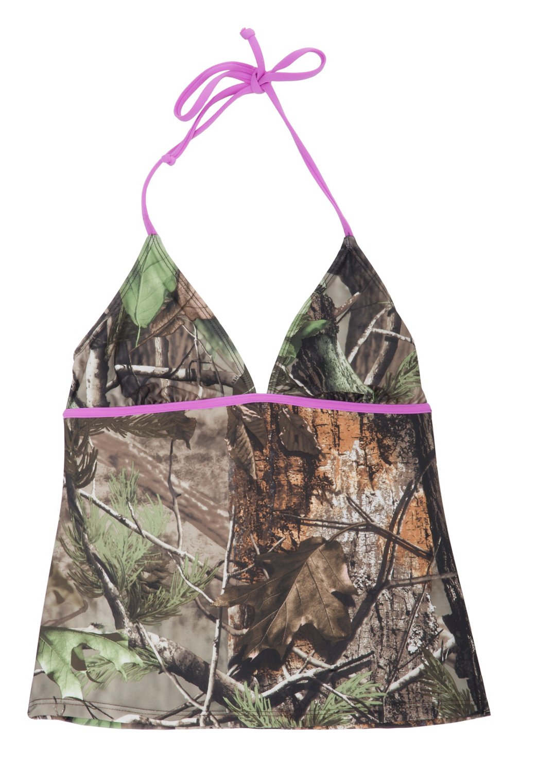 Realtree Junior's APG Halter Tankini Swim Top