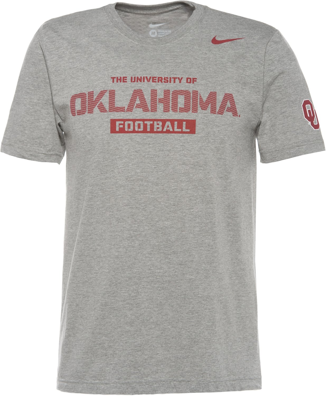 Nike Men's University of Oklahoma Practice Team Issue Short Sleeve T-shirt