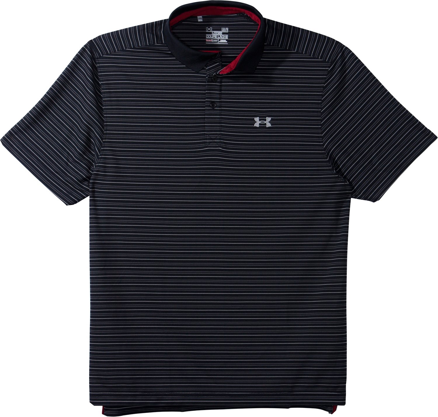 Under Armour® Men's HeatGear® Draw Stripe Piqué 3 Polo