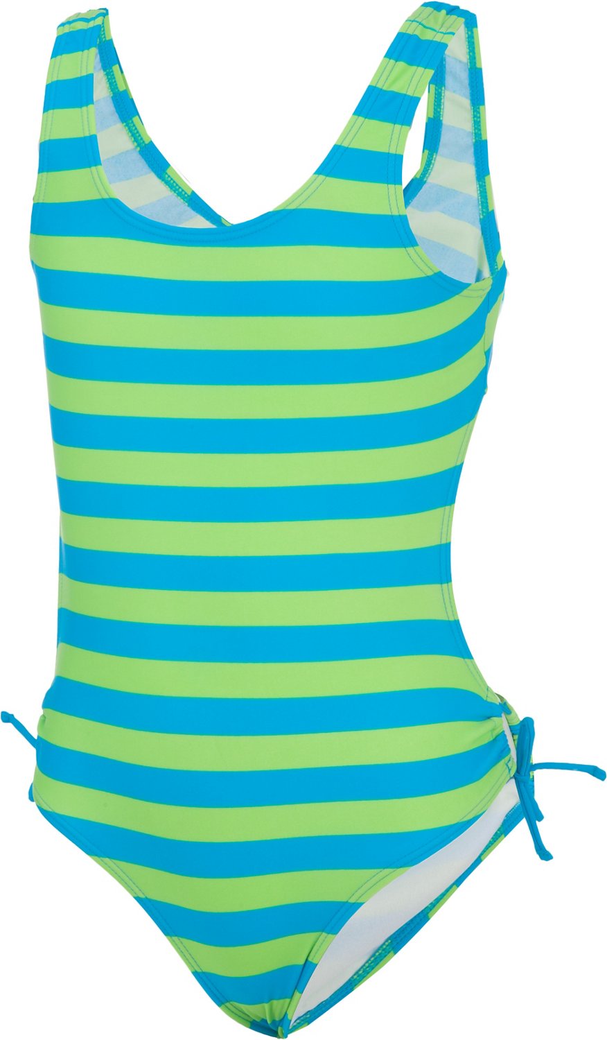 Malibu Girls' Bubbly Stripe Monokini