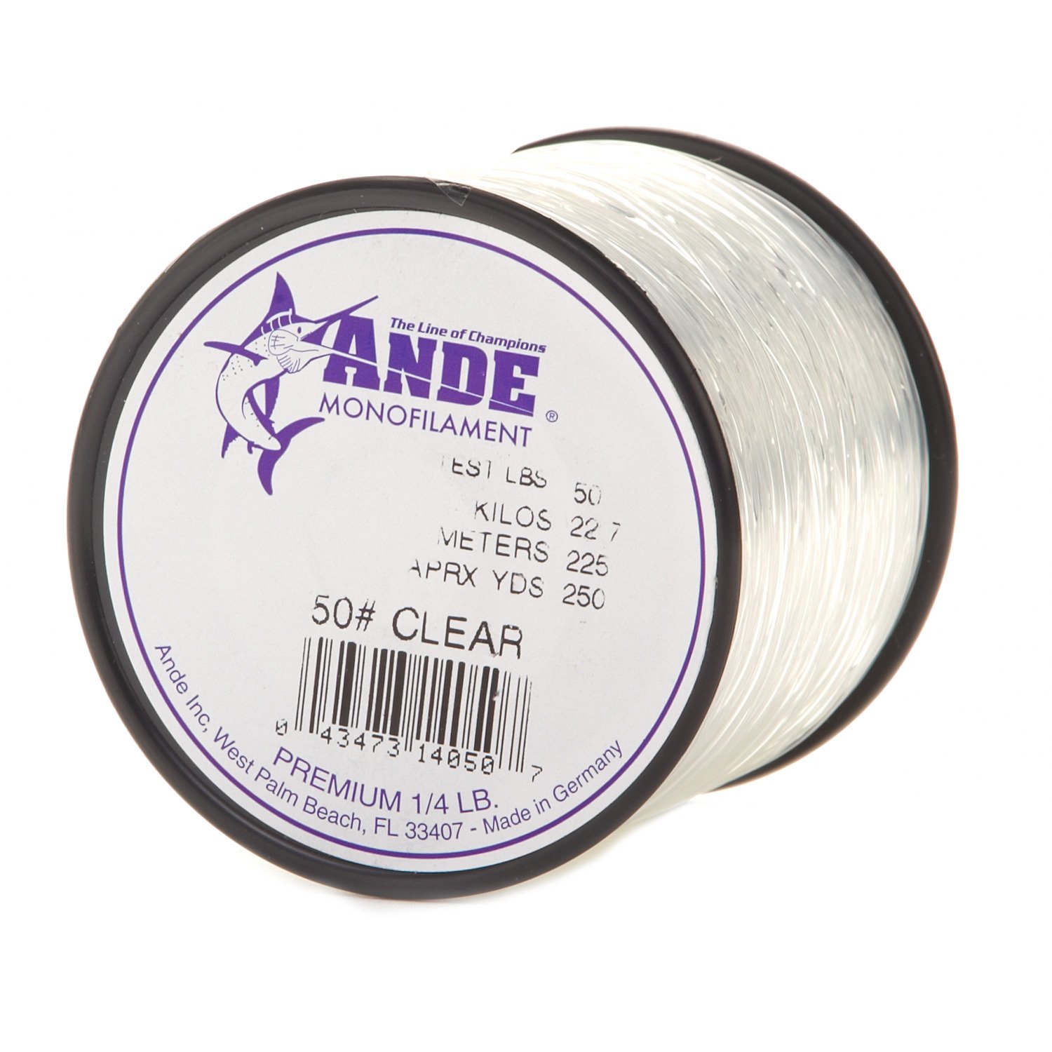 ANDE® Premium 50 lb. - 250 yards Monofilament Fishing Line