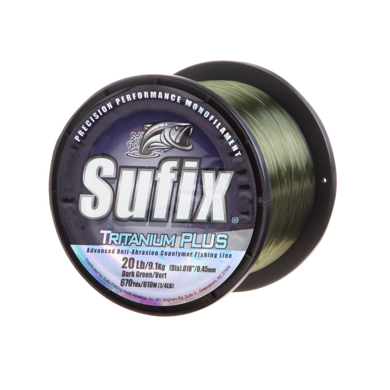 Sufix Tritanium Plus 20 lb. - 670 yards Monofilament Fishing Line