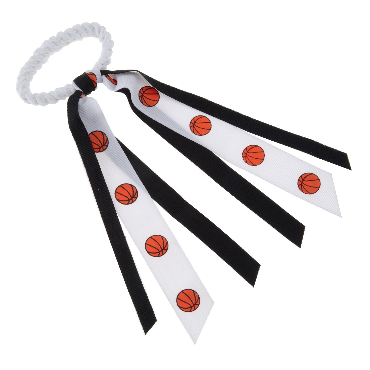 Soffe Basketball Ribbon Hair Scrunch