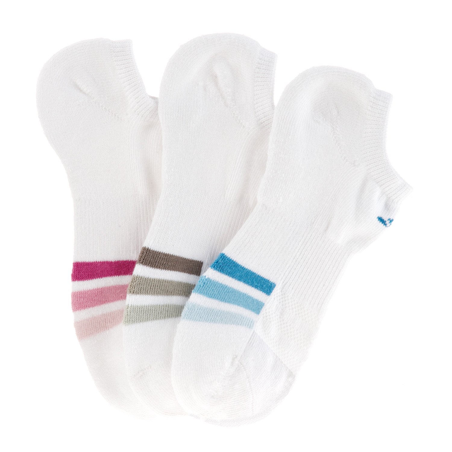 adidas Women's Cushioned Variegated No Show Socks 3-Pack thumbnail