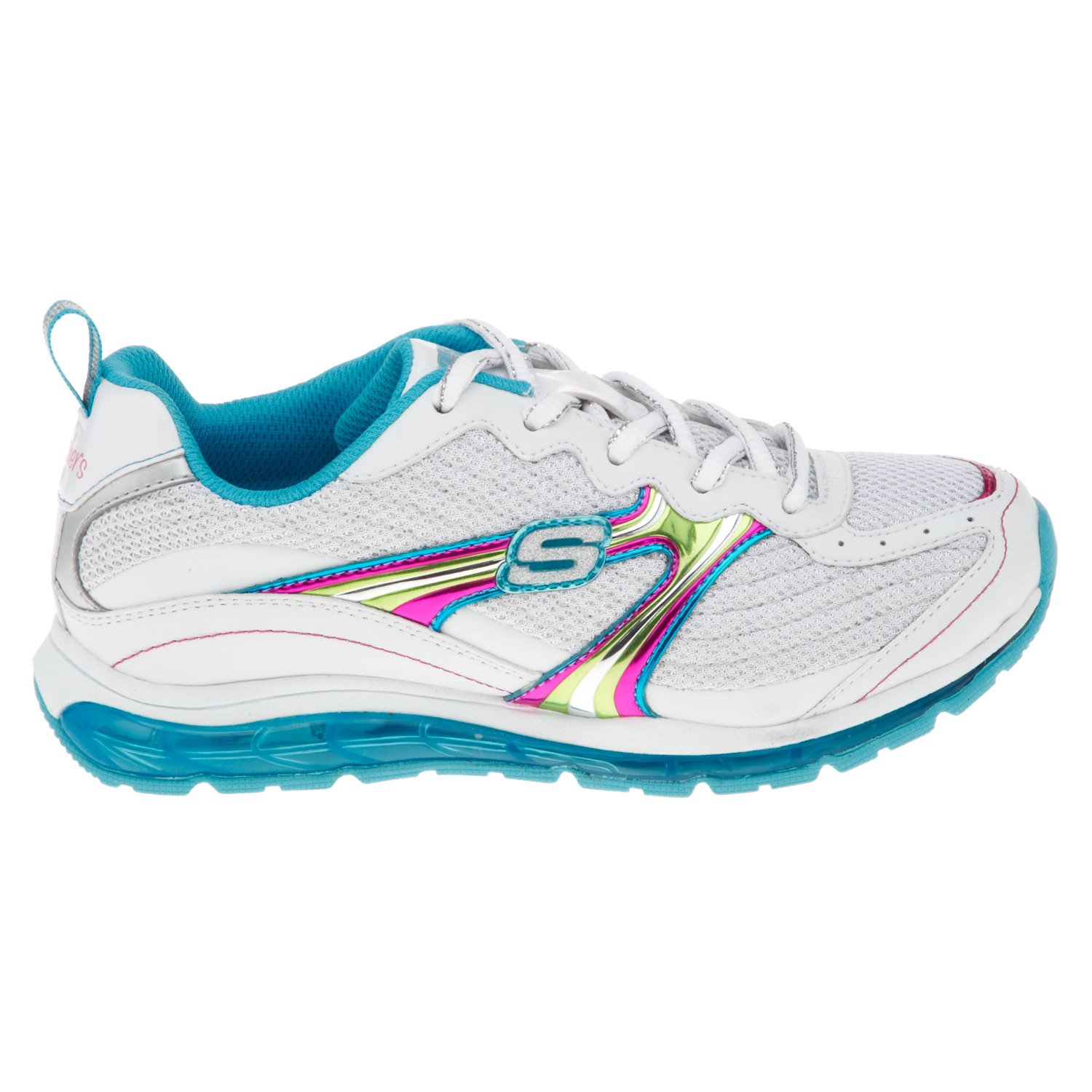 SKECHERS Girls' Sporty Shorty Revv Air Halogen Athletic Lifestyle Shoes