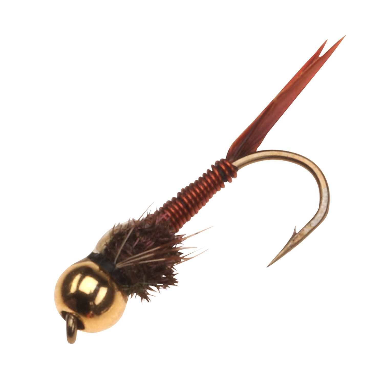 Superfly™ Copper Beadhead 1/2" Flies 2-Pack