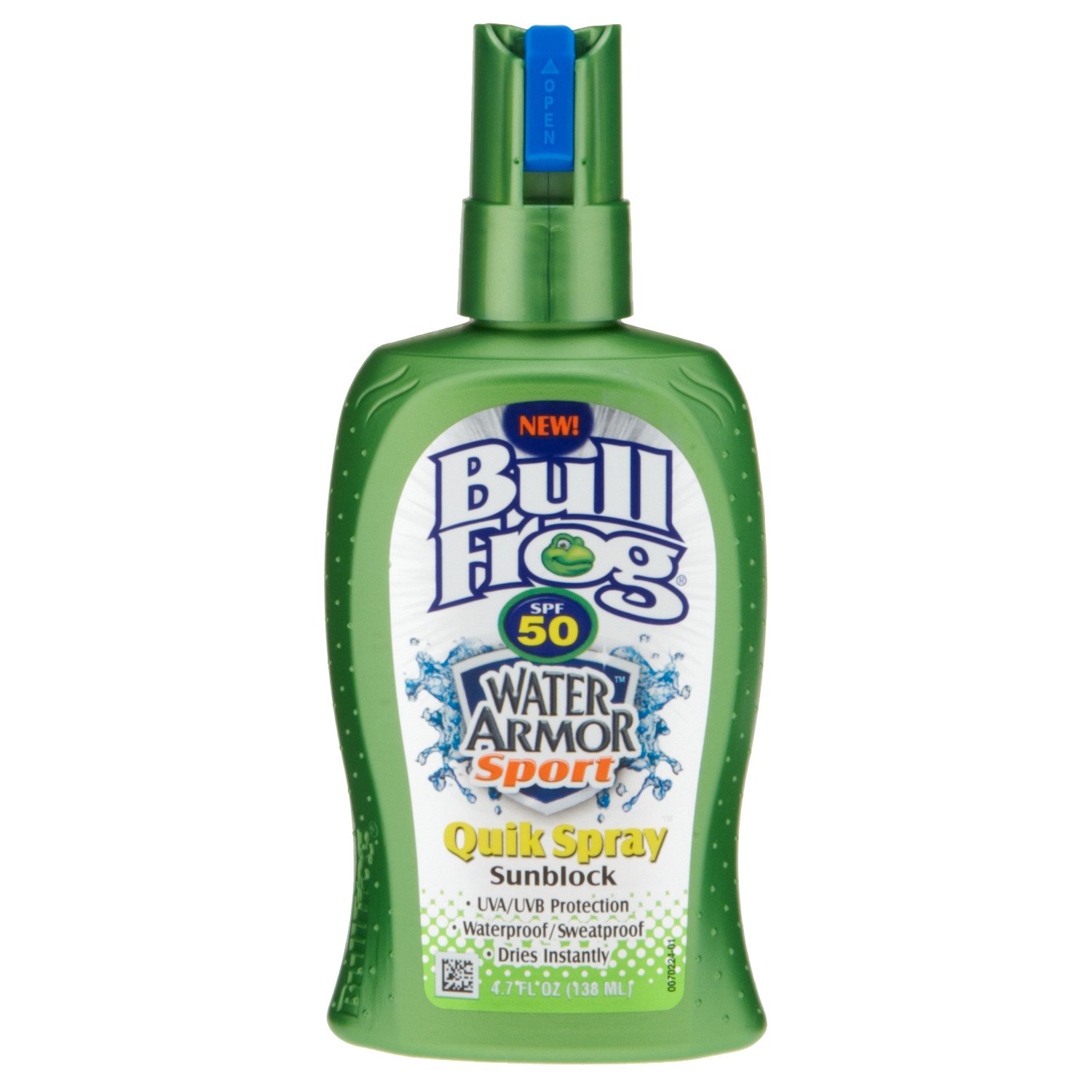 Bullfrog WaterArmor Quik Gel SPF 50 Sunblock Spray thumbnail