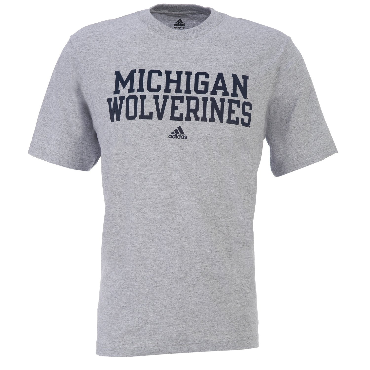 adidas Men's University of Michigan Stacked Short Sleeve T-shirt