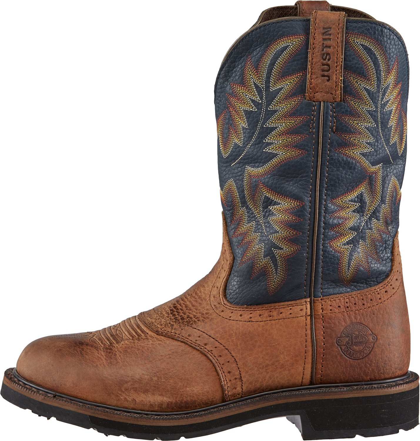 Justin Men's Original Stampede Copper Kettle Rowdy Western Work Boots