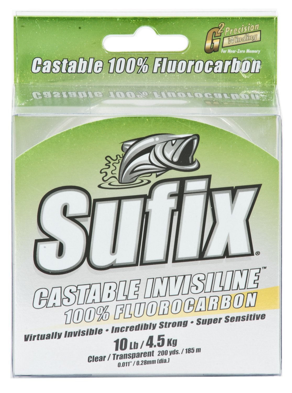 Sufix® Castable Invisiline™ 10 lb. - 200 yards Fluorocarbon Fishing Line