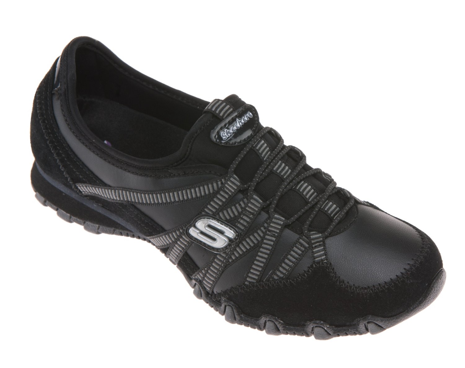 SKECHERS Women's Bikers Dream Come True Bungee Casual Shoes thumbnail