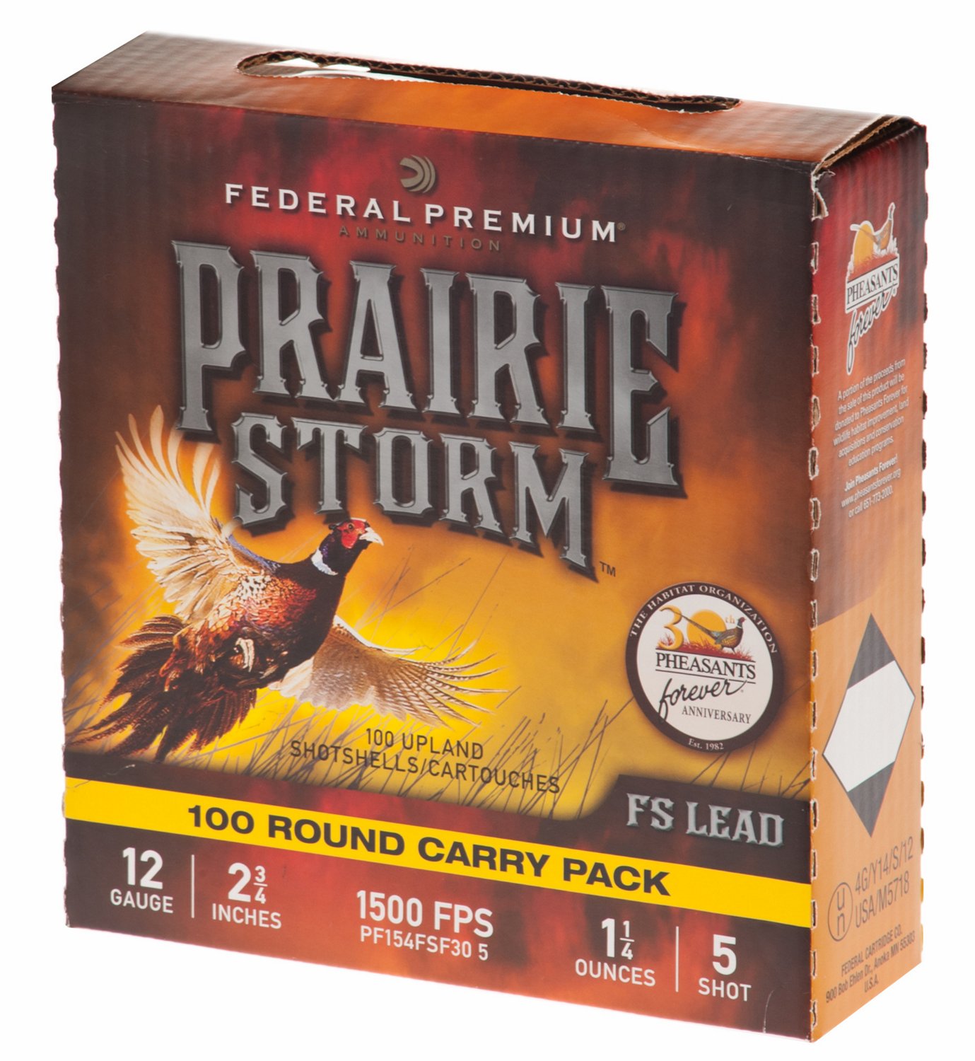 Federal Premium® Prairie Storm Lead 12 Gauge Pheasant/Upland Shotshells