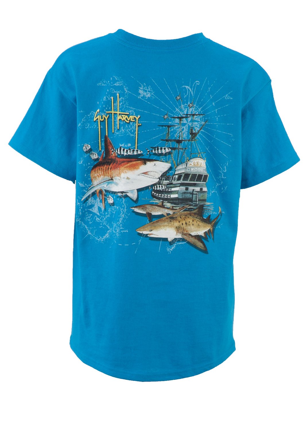 Guy Harvey Boys' Jolly Roger Graphic T-shirt