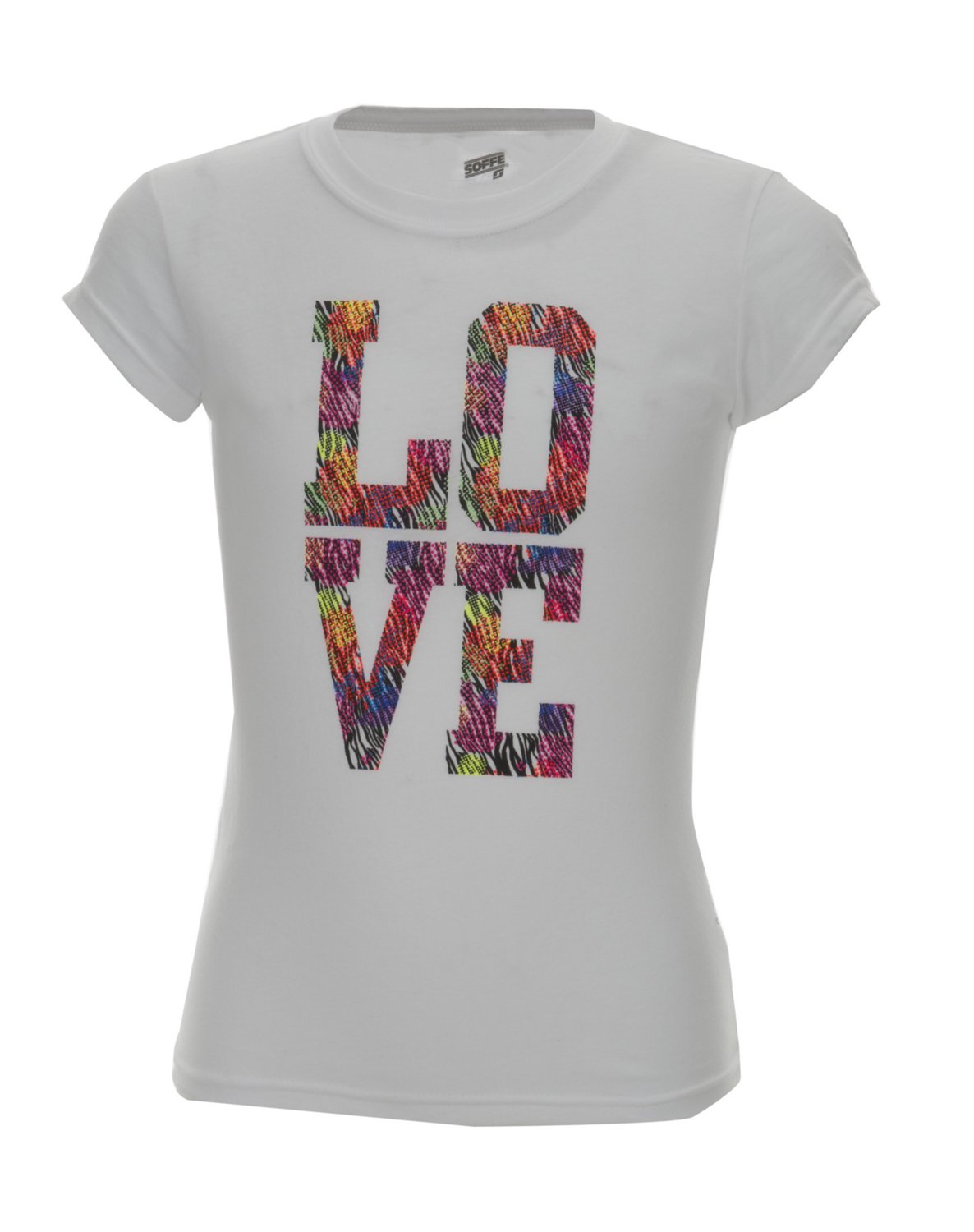 Soffe Girls' Short Sleeve Tissue T-shirt