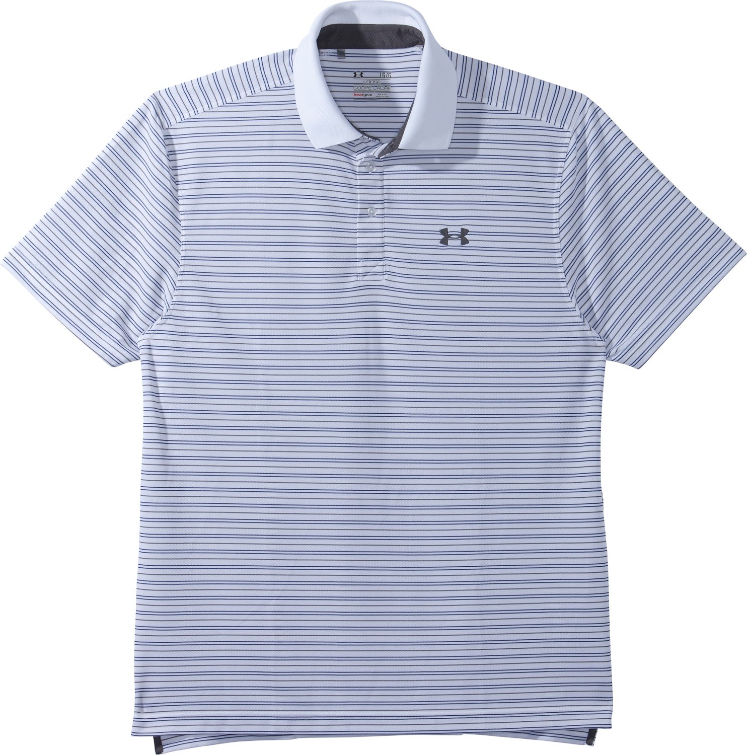 Under Armour® Men's HeatGear® Draw Stripe Piqué 3 Polo