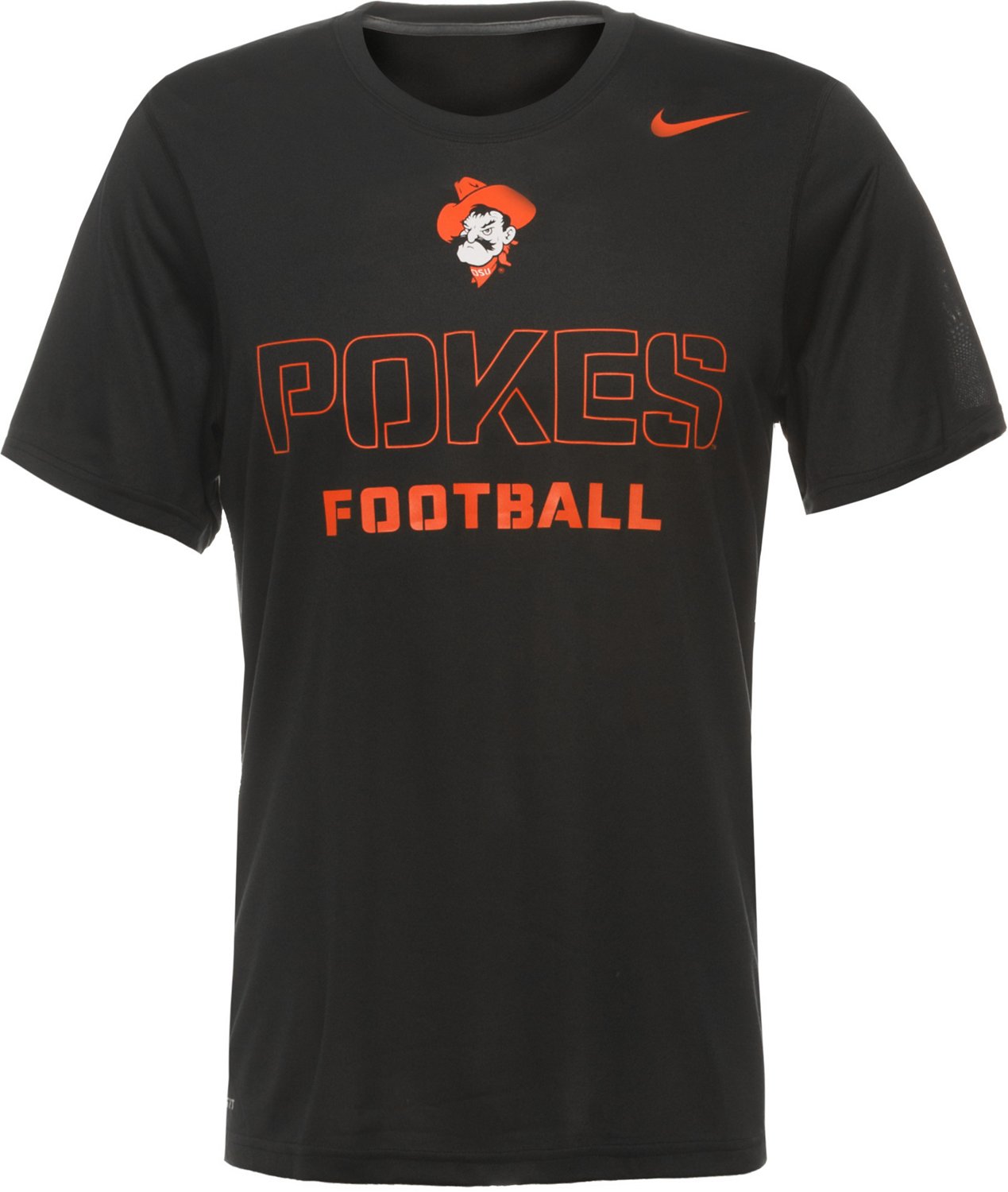 Nike Men's Oklahoma State University Practice Weight Room Legend Short Sleeve T-shirt